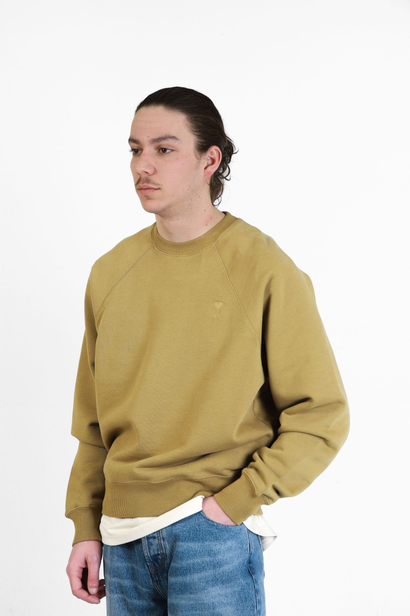 Sweatshirt boxy adc tonal Havane