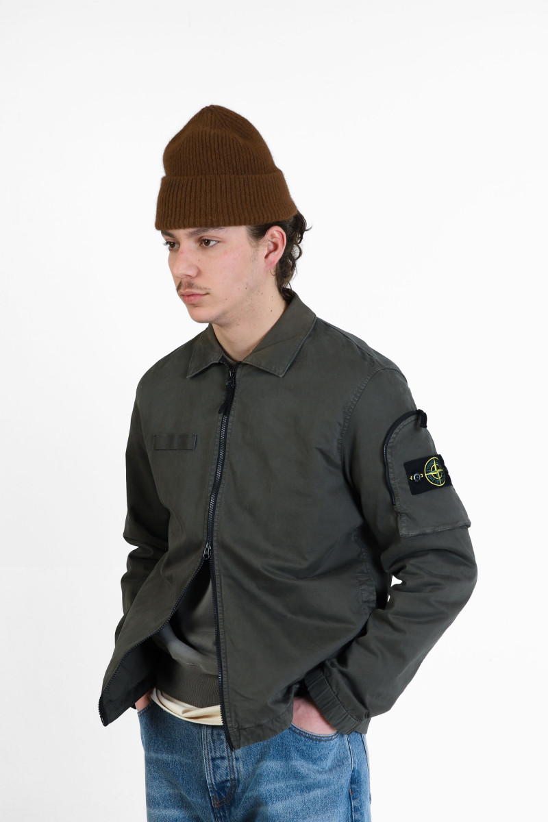 00003 overshirt v0154 Verde militare