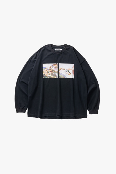 Tightbooth Tbpr/ pass the pie l/s t-shirt Black - GRADUATE STORE