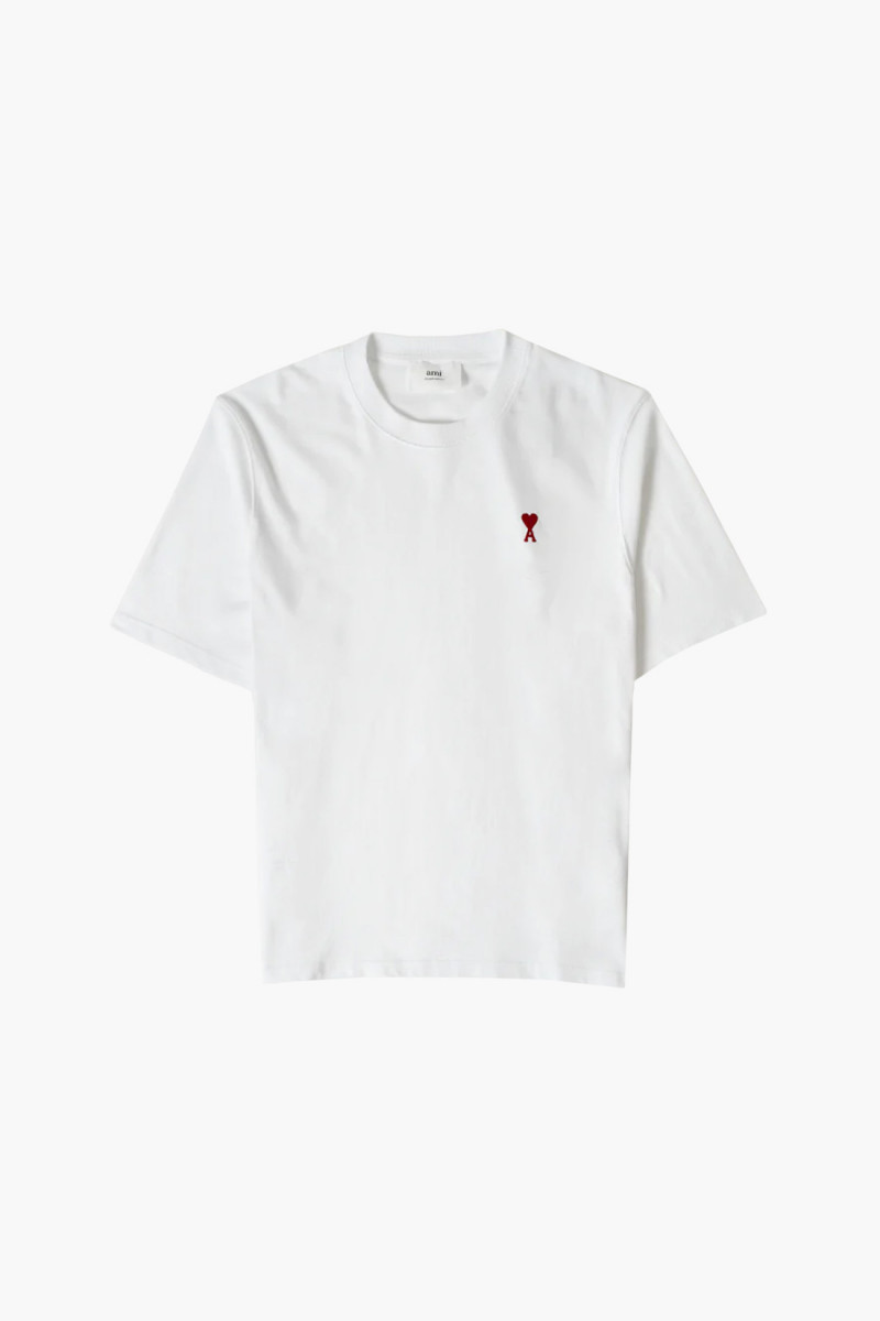 T-shirt ami de coeur rouge Blanc