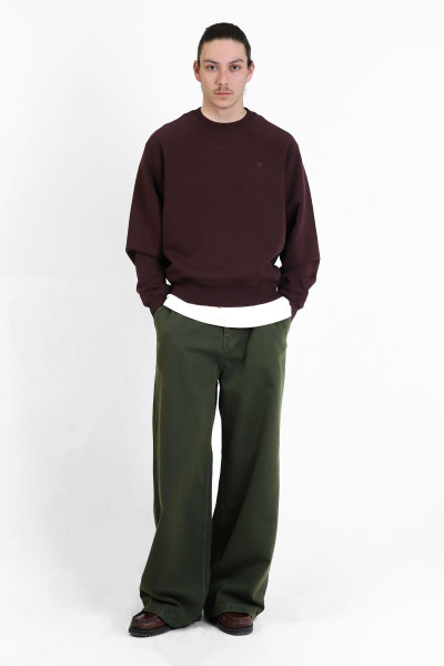 Sweatshirt boxy adc tonal Aubergine