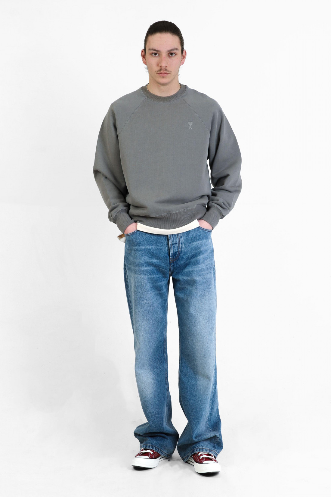 Sweatshirt boxy adc tonal Smoke grey