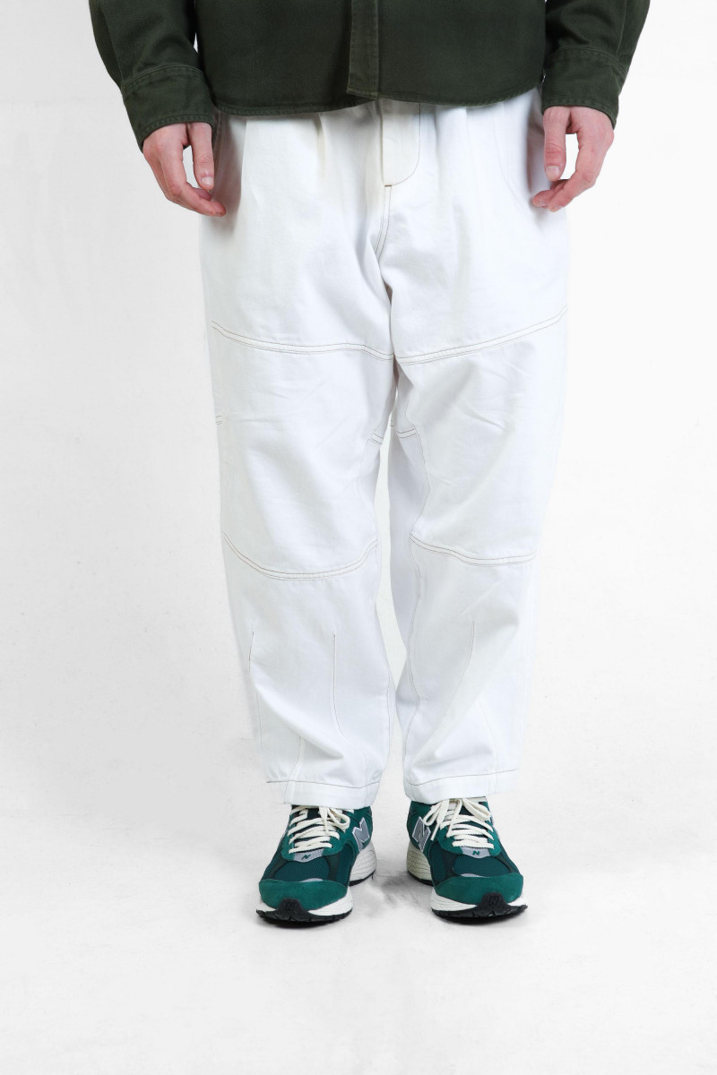 Tbpr/ denim balloon pant White