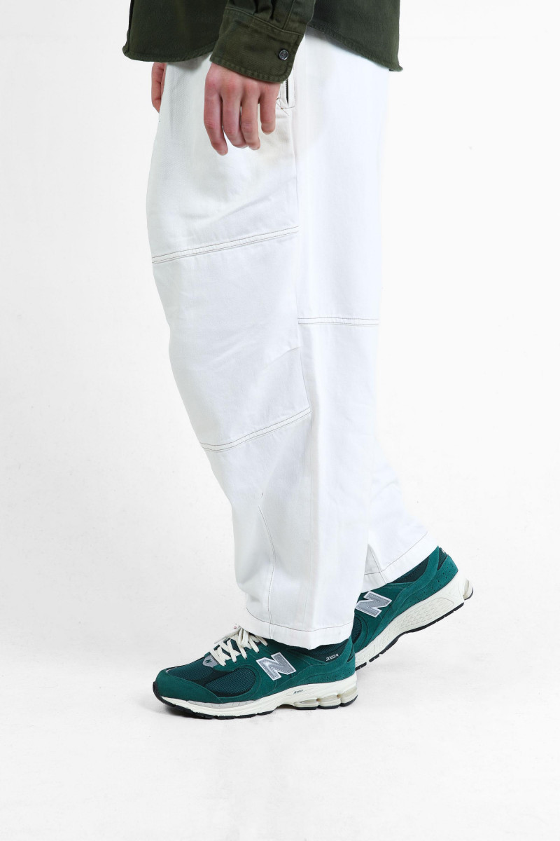 Tbpr/ denim balloon pant White