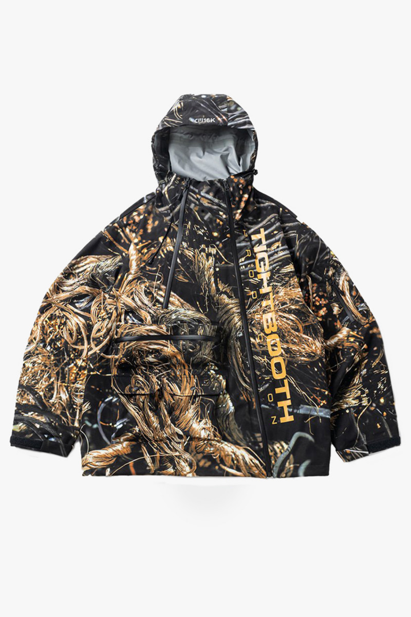 Tbpr/ 3 layer mountain parka Wire camo