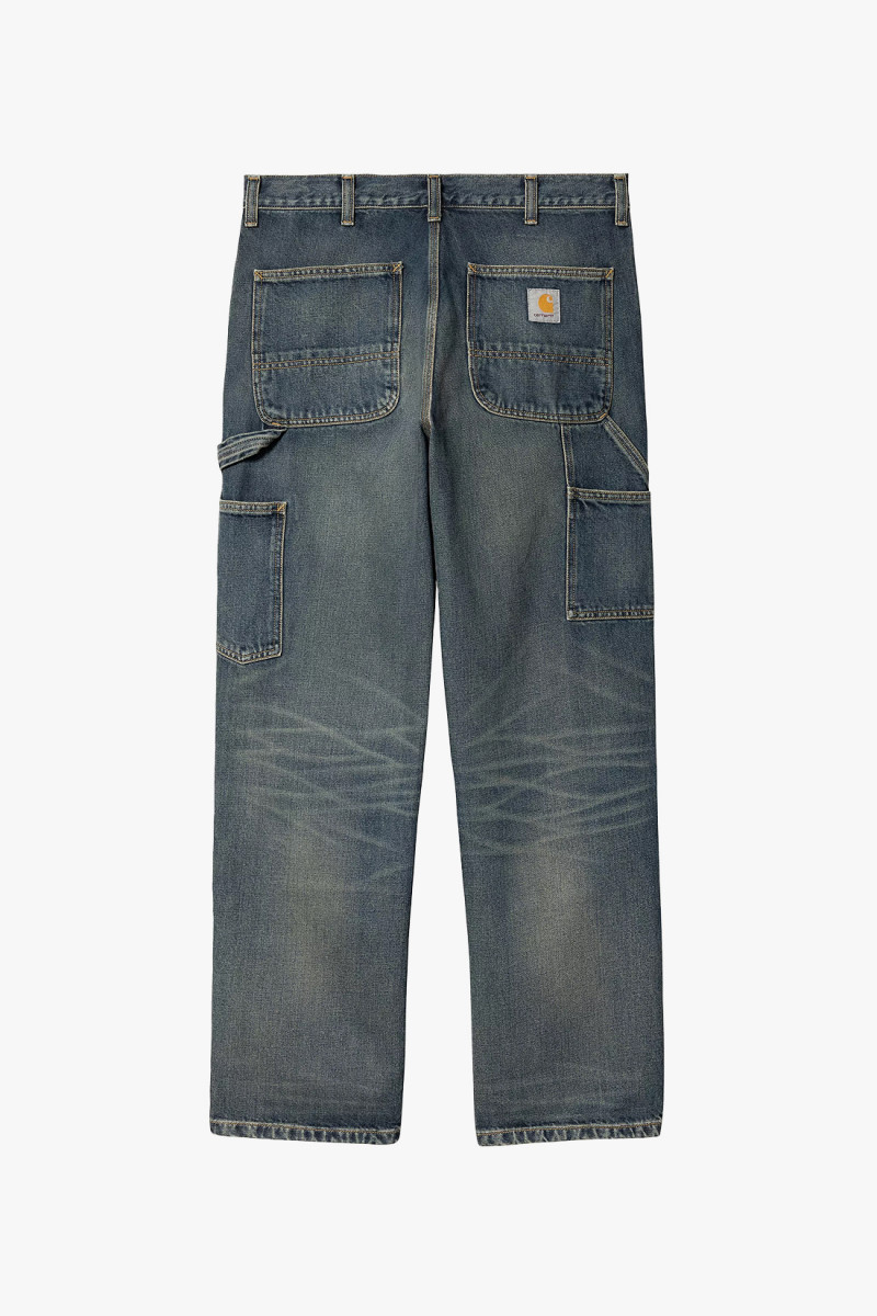 Double knee pant blue Worn used wash