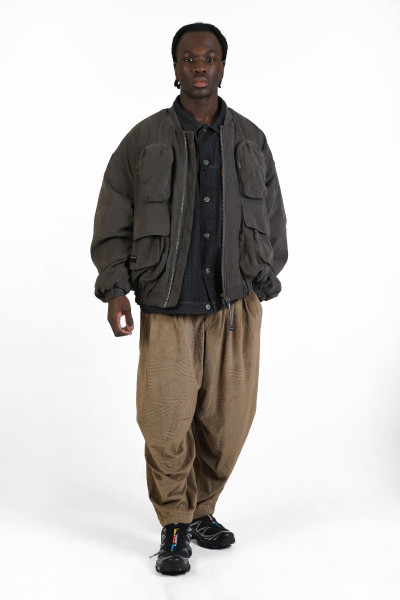 Tbpr/ utility ma-1 puff jacket Charcoal