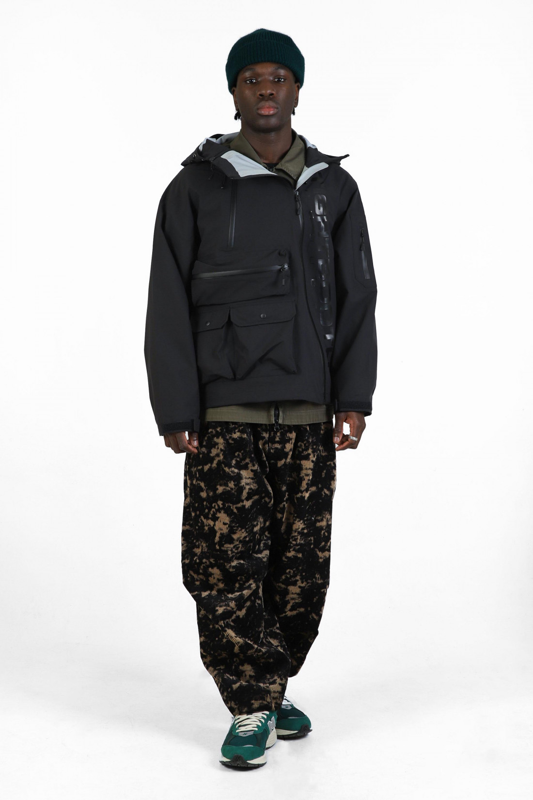 Tbpr/ 3 layer mountain parka Black