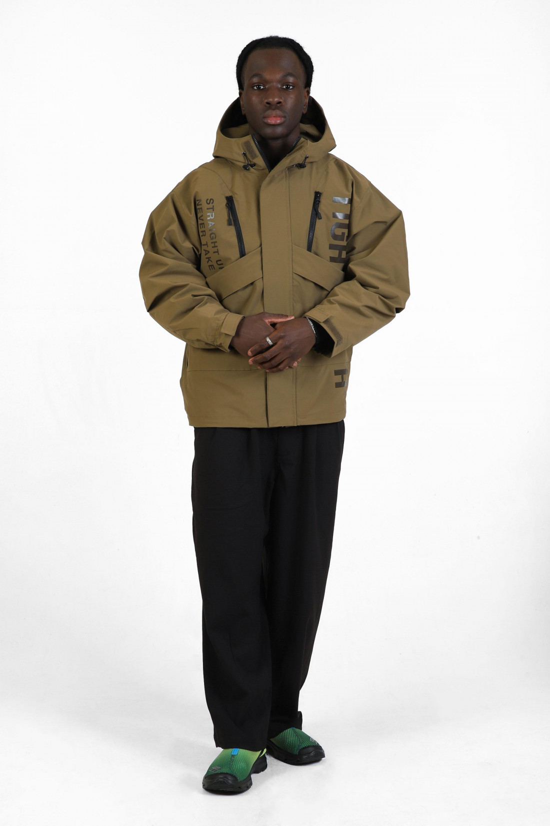 Tbpr/ hooded tactical jacket Khaki