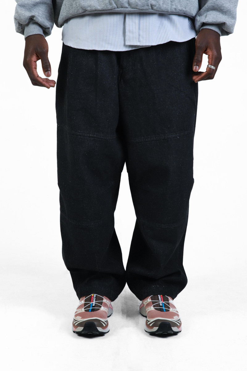 Tbpr/ denim balloon pant Black