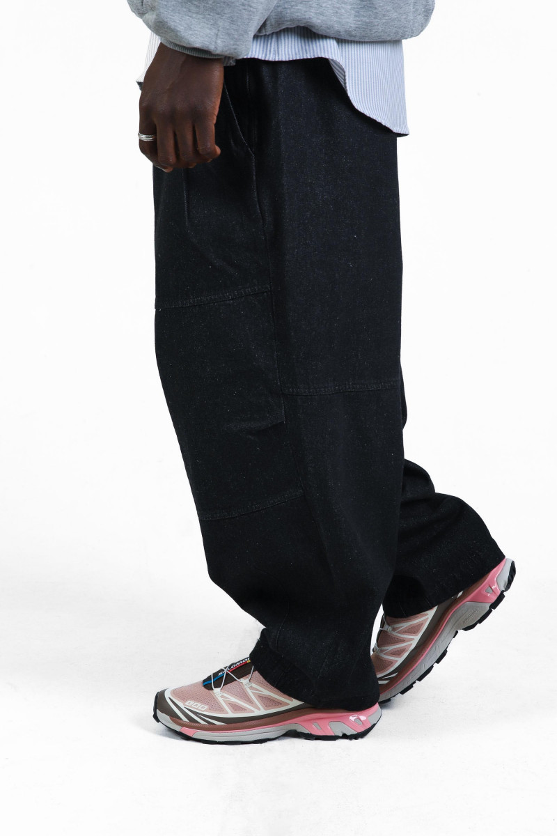 Tbpr/ denim balloon pant Black