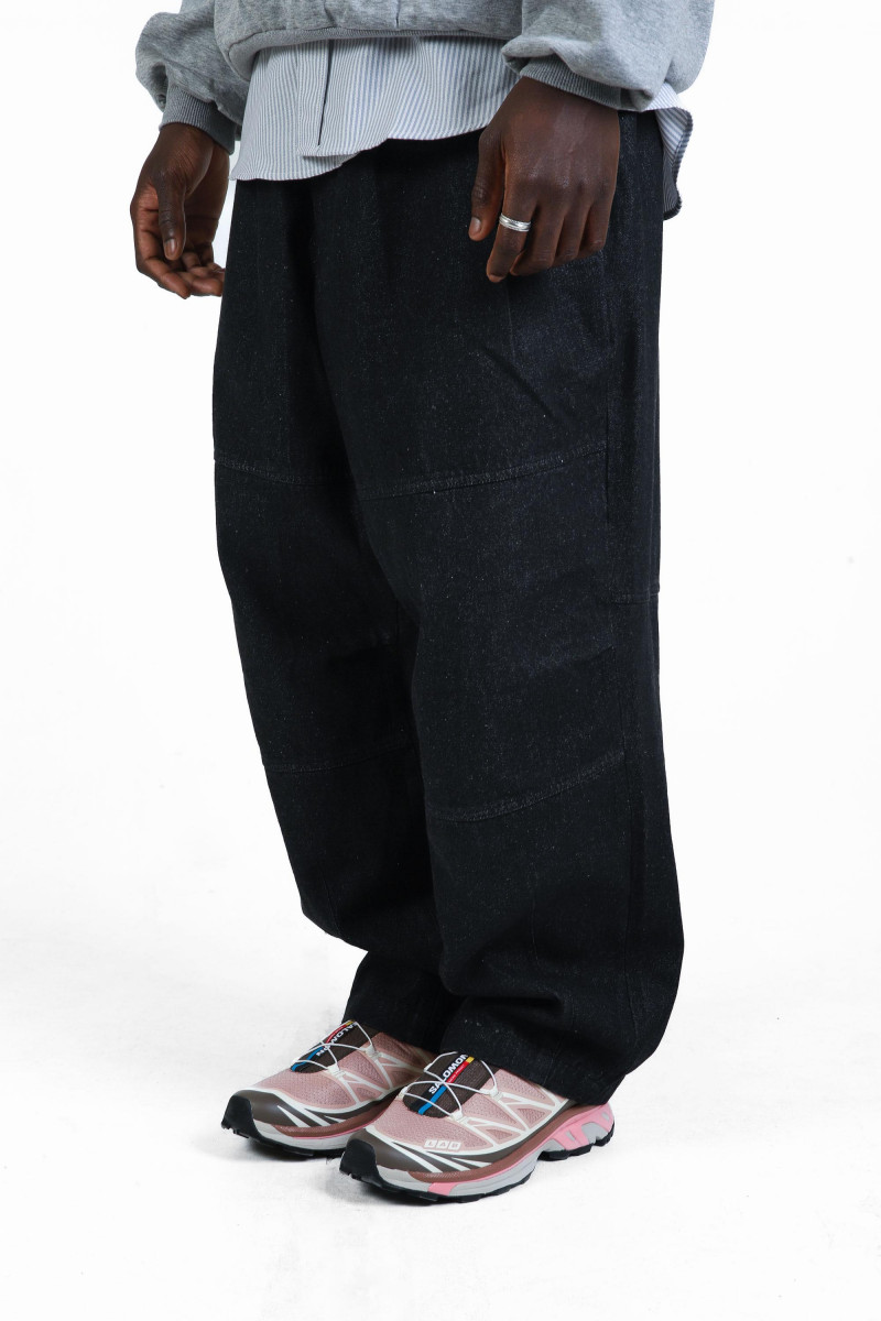 Tbpr/ denim balloon pant Black