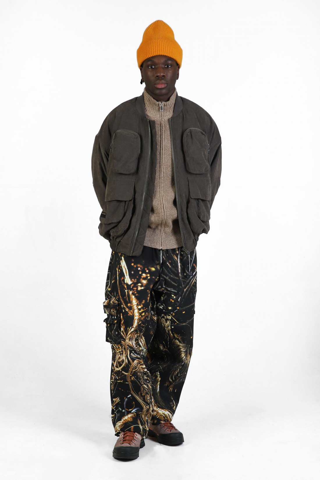 Tbpr/ 3 layer balloon pant Wire camo