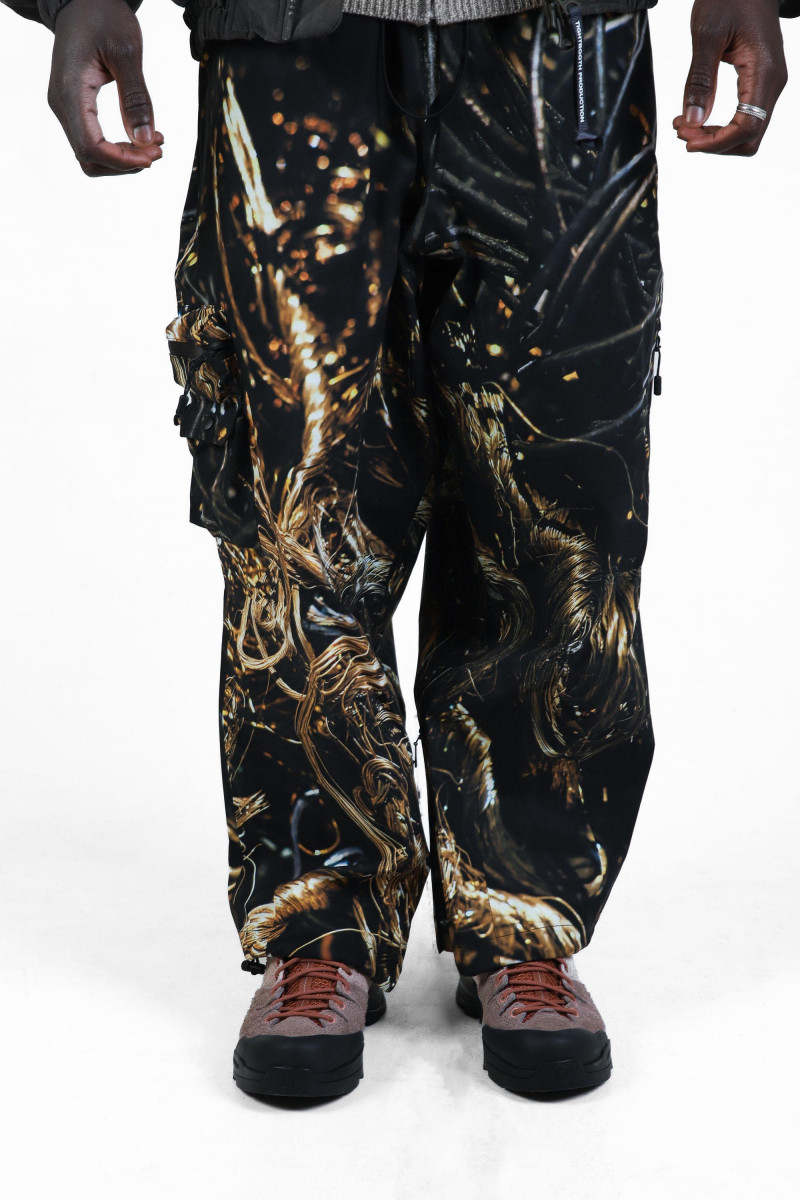 Tbpr/ 3 layer balloon pant Wire camo