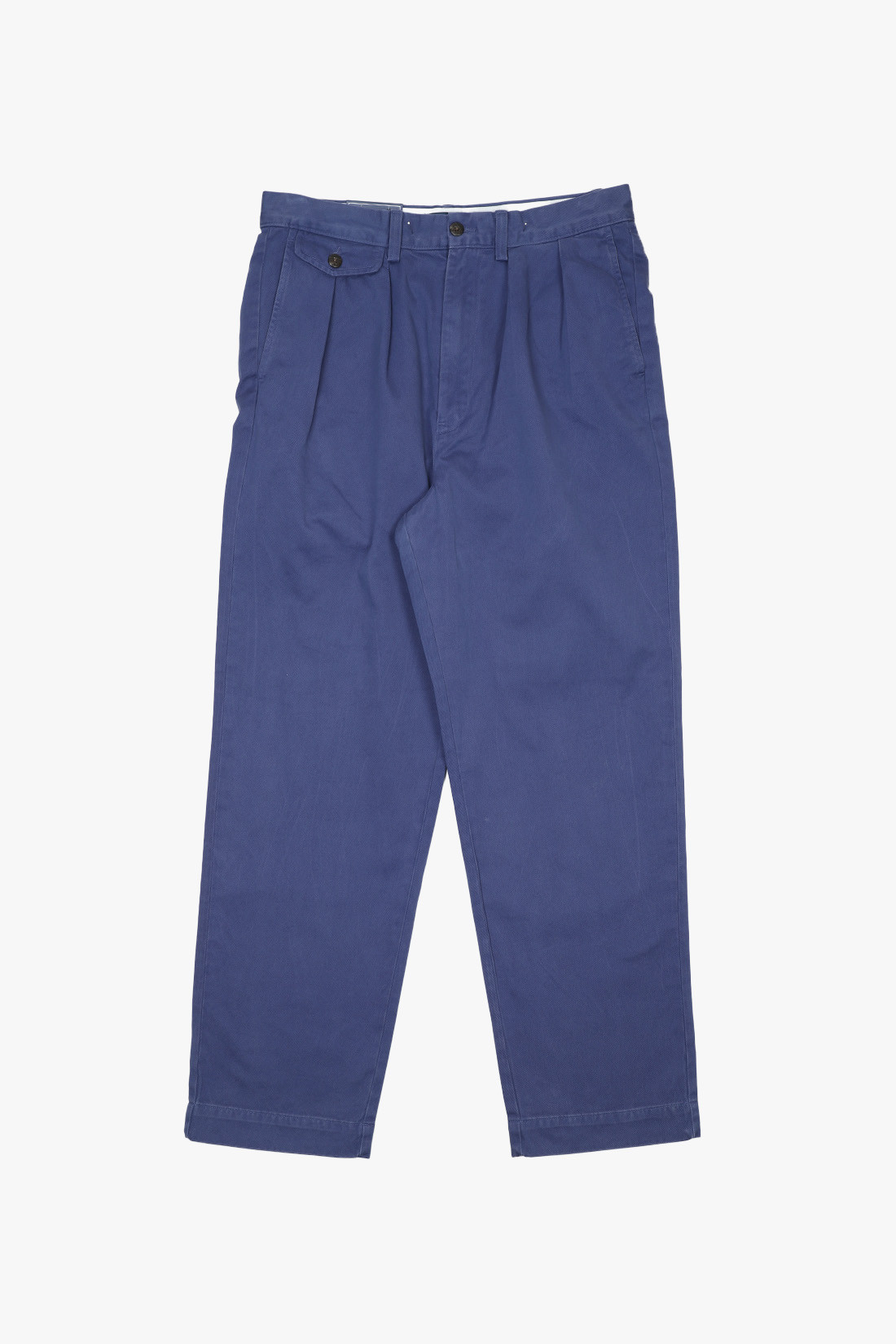 Whitman pleated chino pant Navy