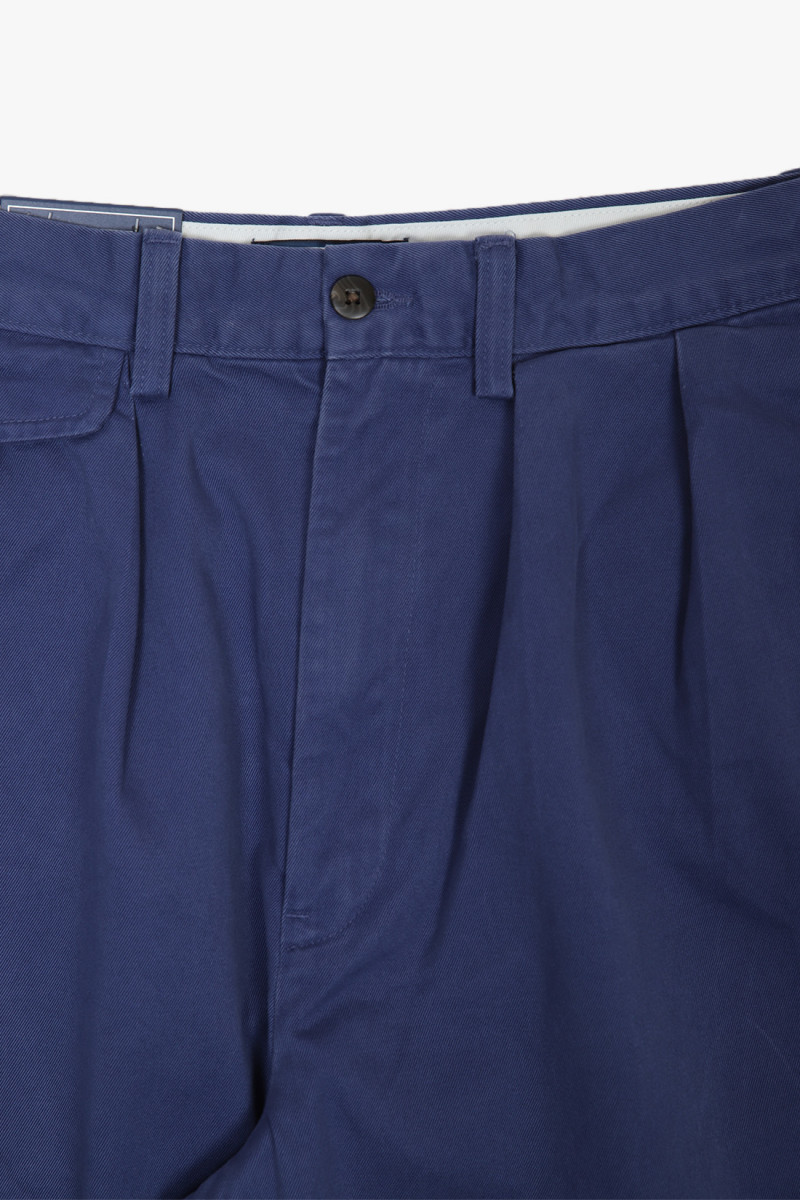 Whitman pleated chino pant Navy