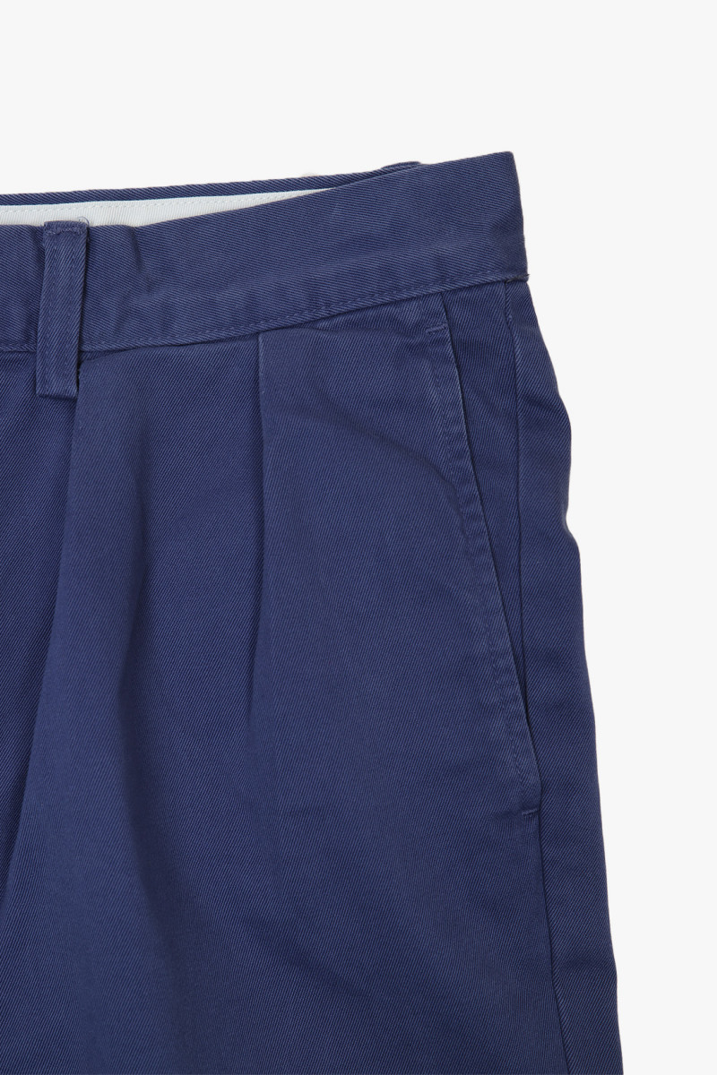 Whitman pleated chino pant Navy