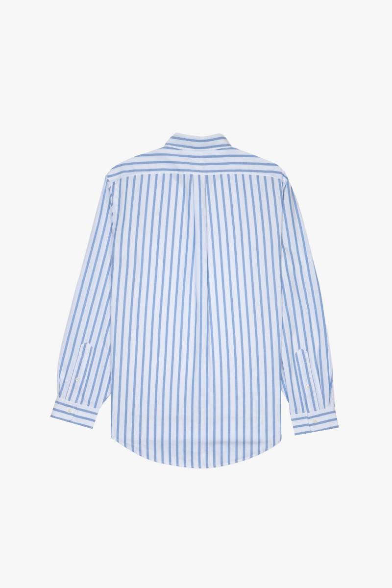 Custom fit stripe oxford shirt Blue/white