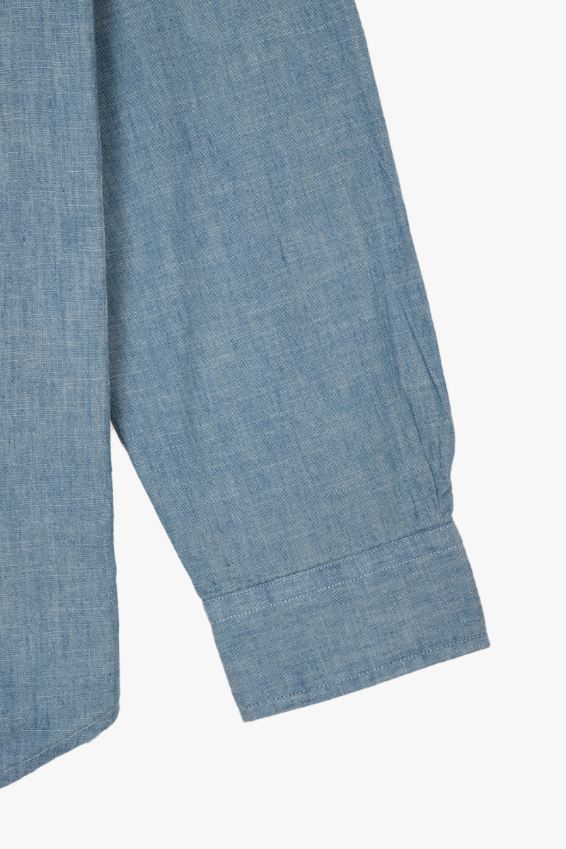 Custom fit chambray shirt Chambray