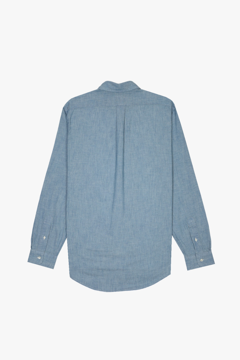 Custom fit chambray shirt Chambray