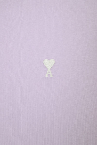 Ami T-shirt ami de coeur ecru Lilac - GRADUATE STORE