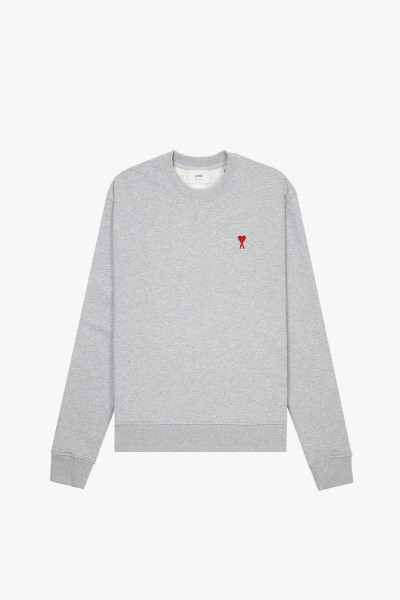 Ami Sweatshirt ami de coeur rouge Gris cendre chine - GRADUATE ...