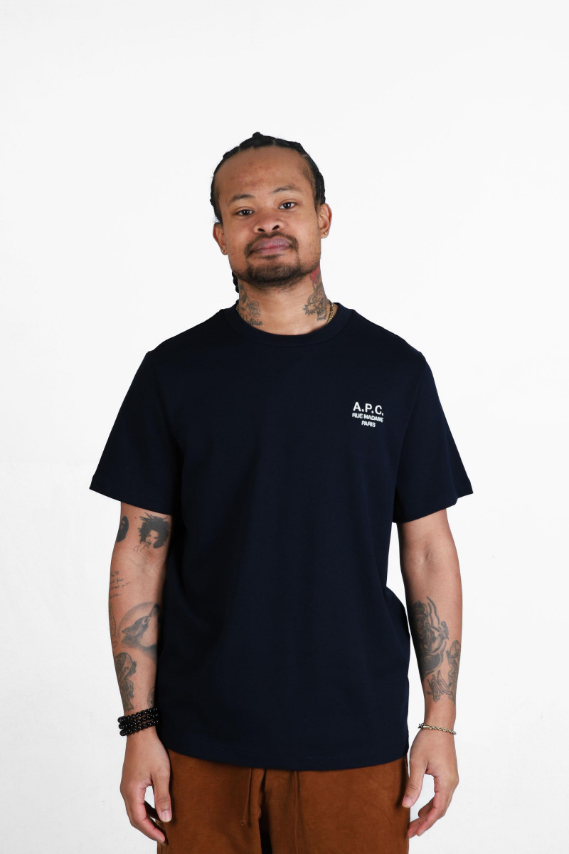 T-shirt standard rue madame Dark navy/ecru