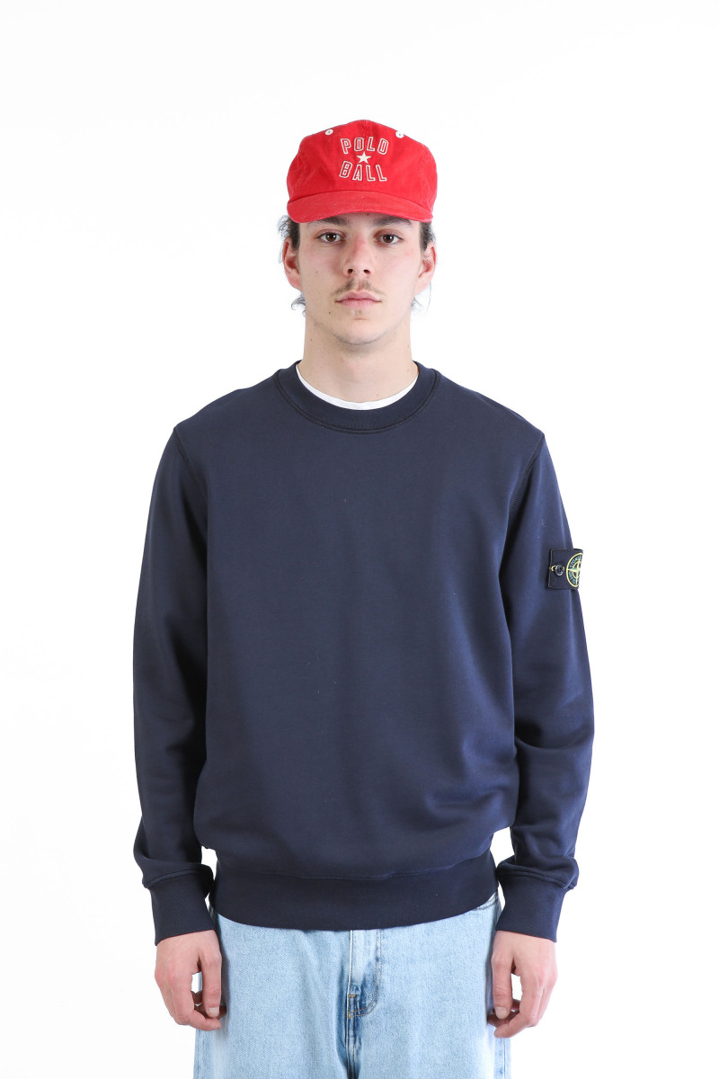 6100044 crewneck sweater v0020 Blu scuro