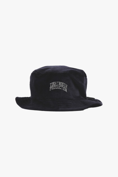 Tbpr/ velour bucket hat Black