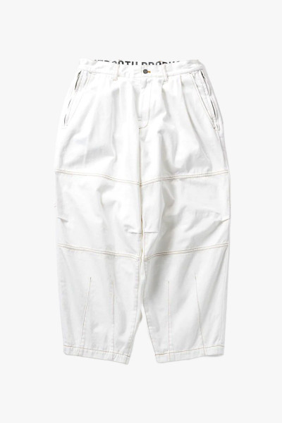 Tbpr/ denim balloon pant White