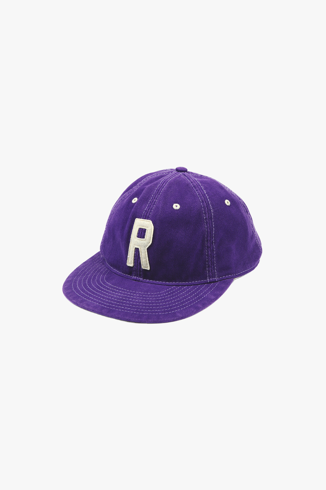 Washed twill ball cap Purple