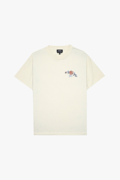 A.p.c. T-shirt oscar Ecru - GRADUATE STORE