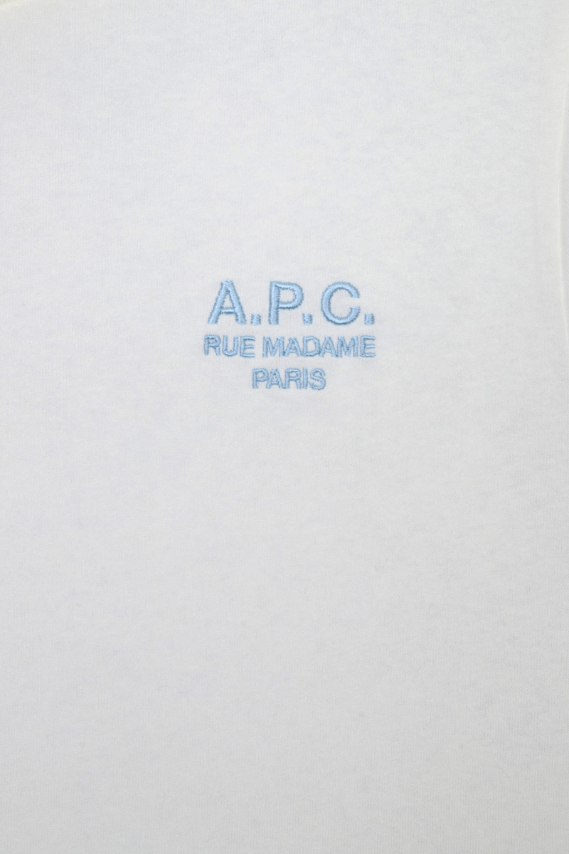 T-shirt standard rue madame Blanc/bleu ciel