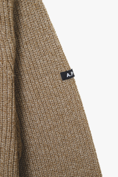 A.p.c. Cardigan heath Marron chine - GRADUATE STORE