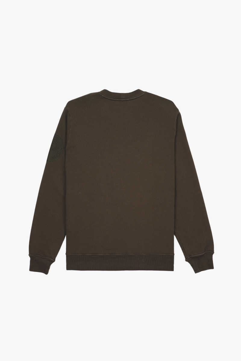 6100026 crewneck v0054 Verde militare