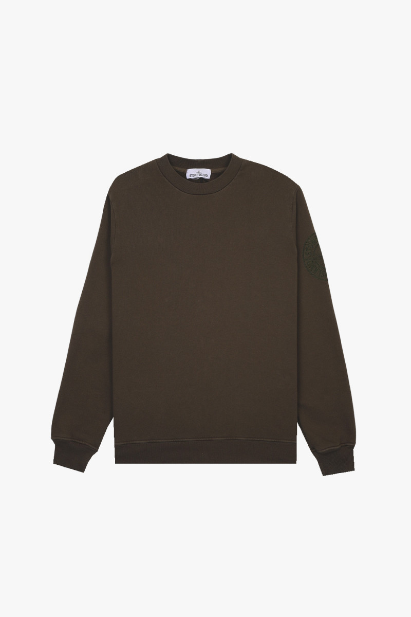 6100026 crewneck v0054 Verde militare