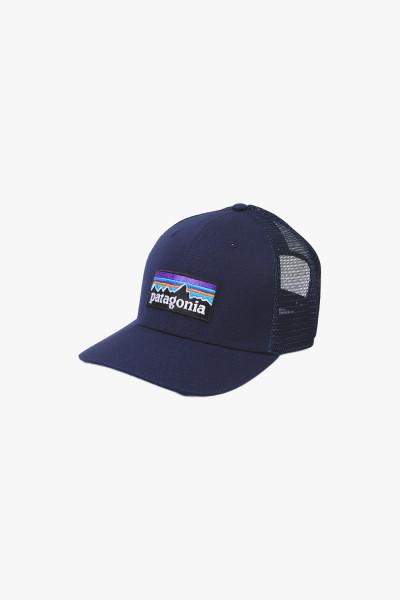 P-6 logo trucker hat New navy