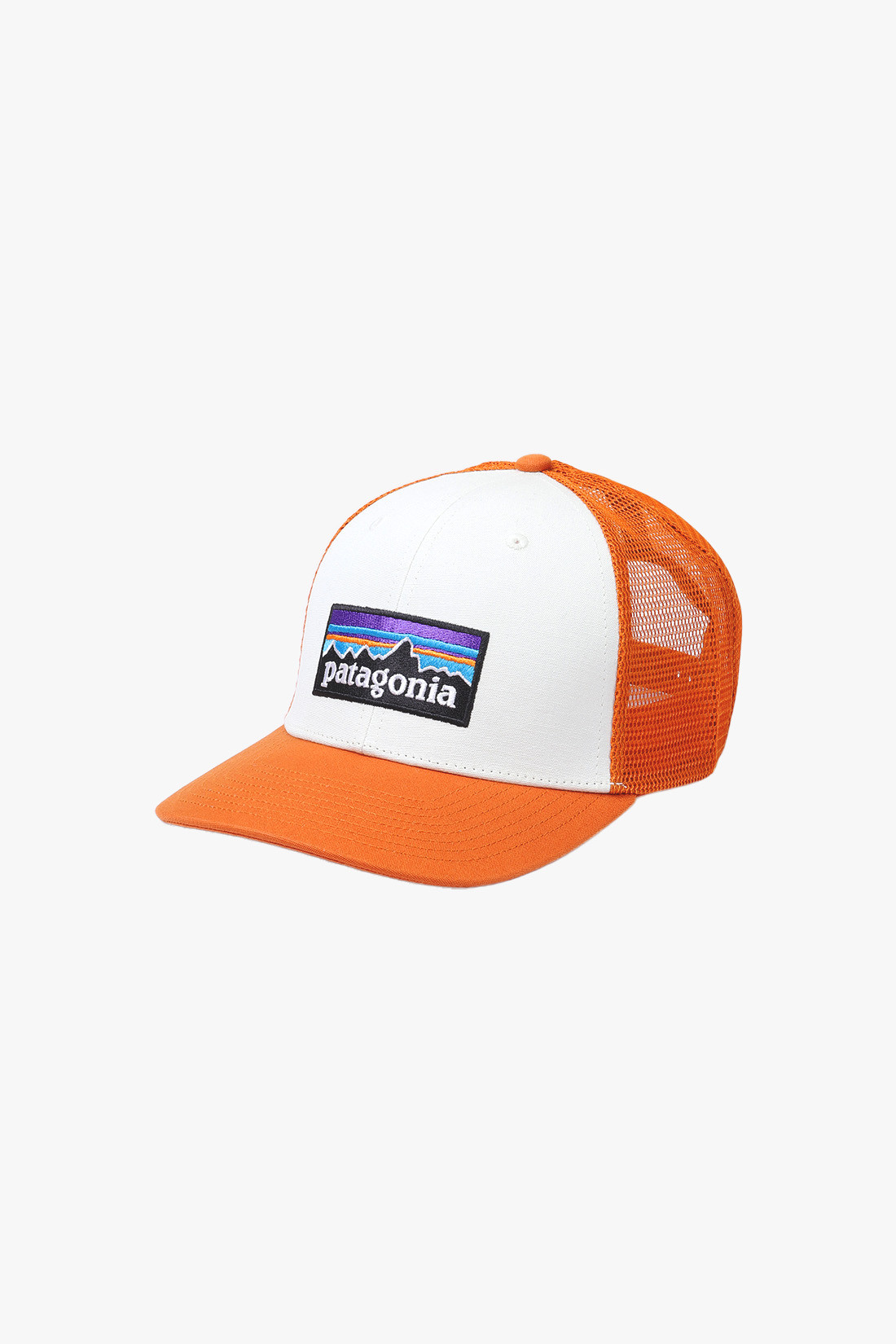 P-6 logo trucker hat White/redtail rust