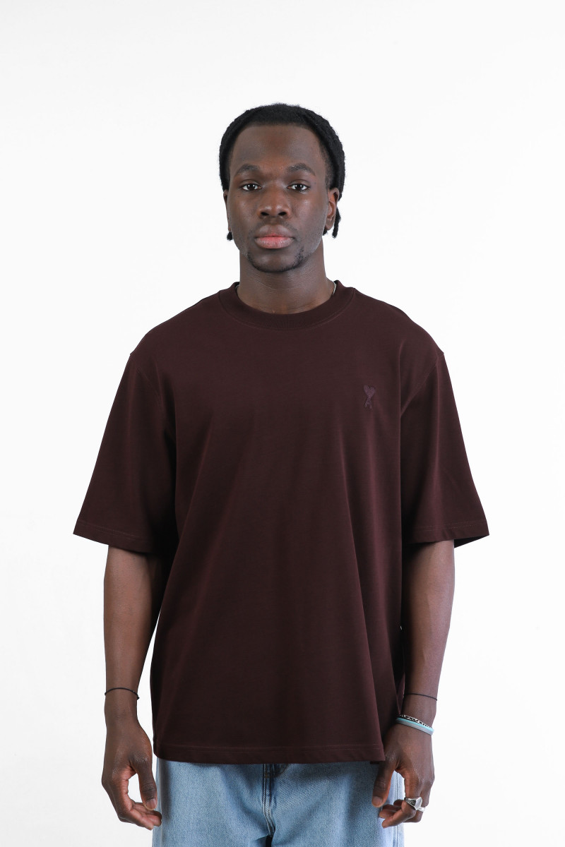 T-shirt ami de coeur tonal Aubergine