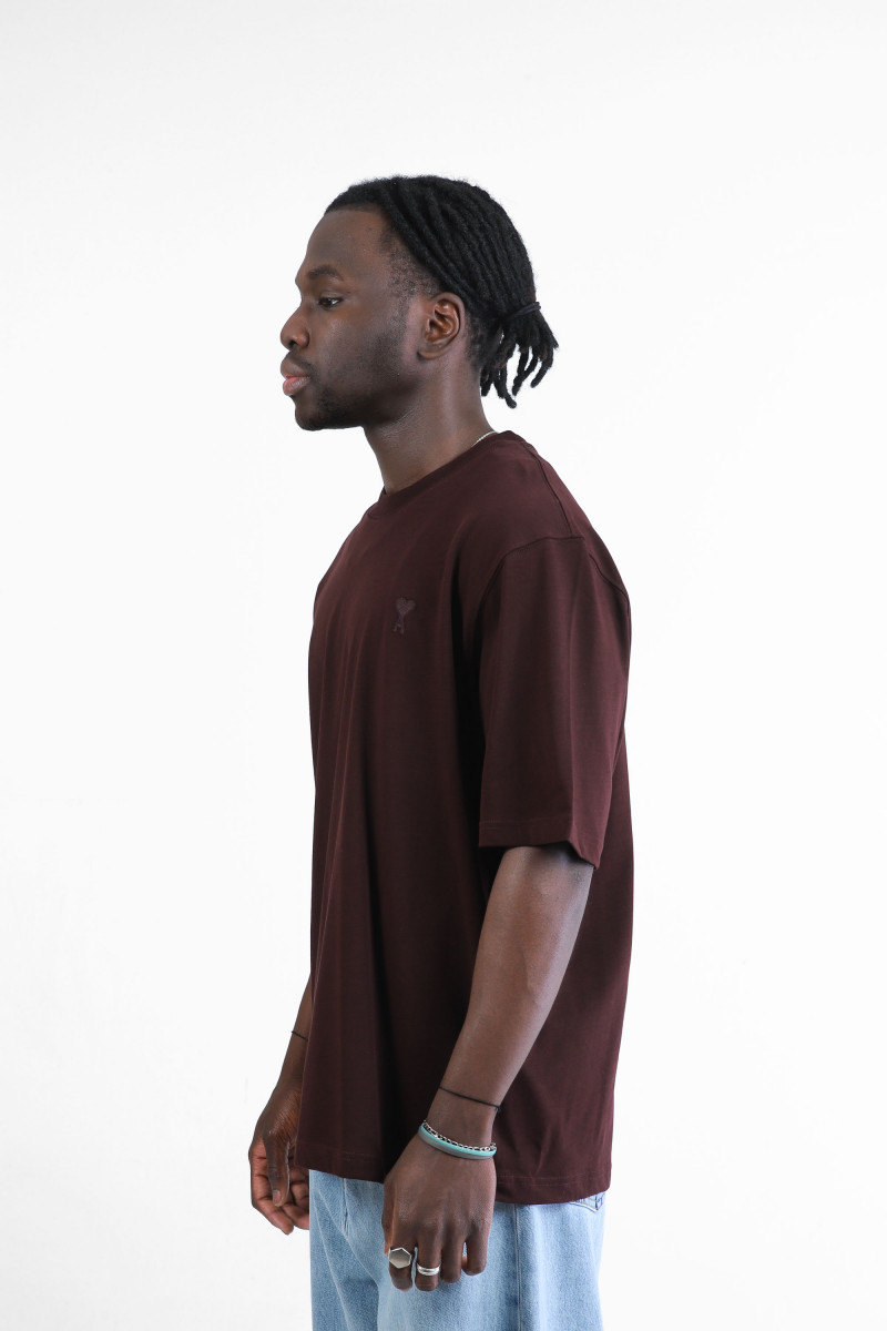 T-shirt ami de coeur tonal Aubergine