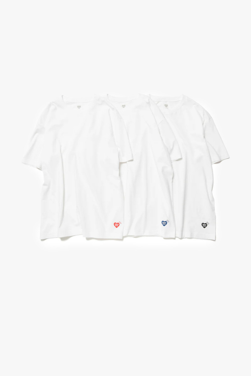 3-pack tee set hm29cs035 White