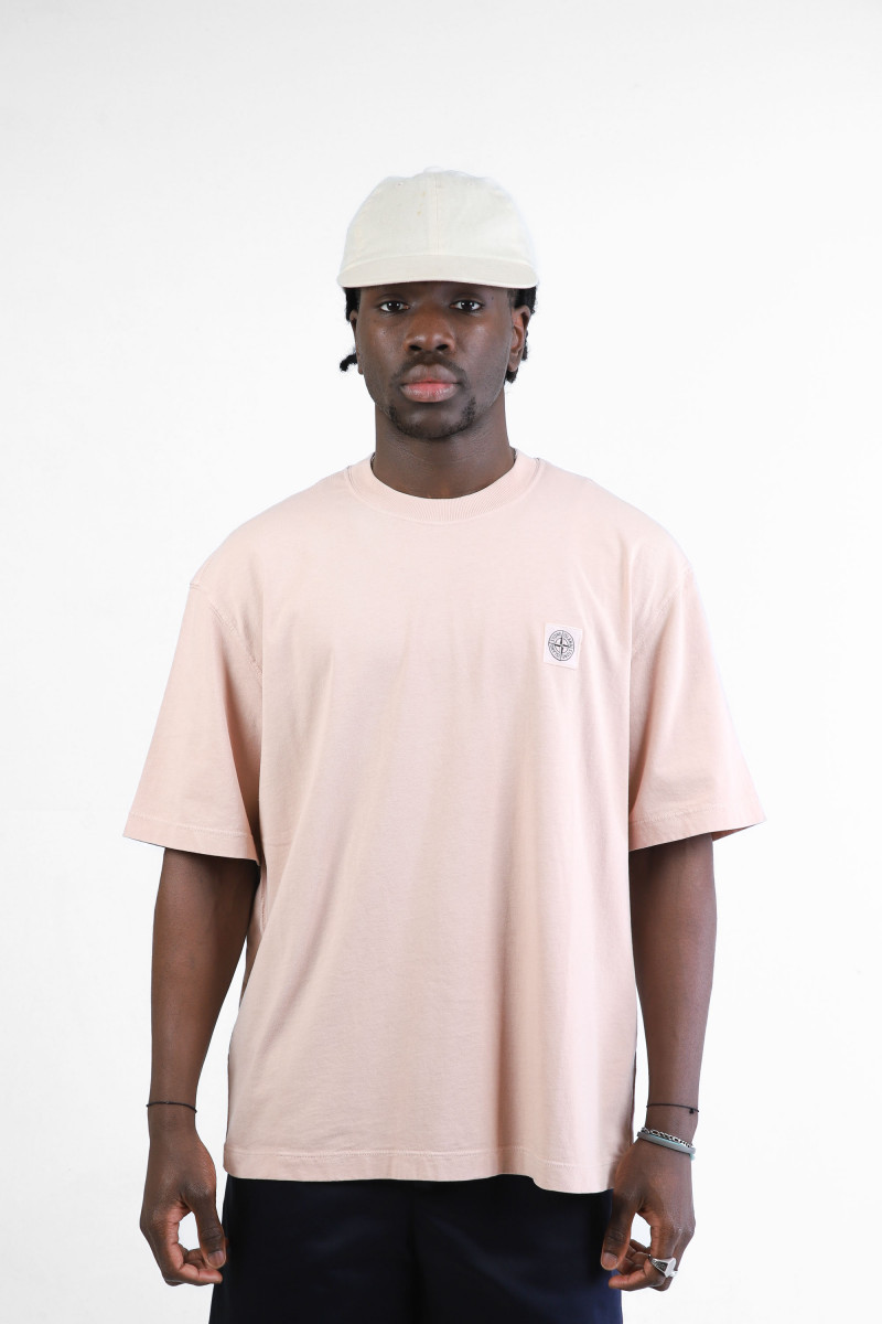 2100034 combed tee v0082 Rosa antico