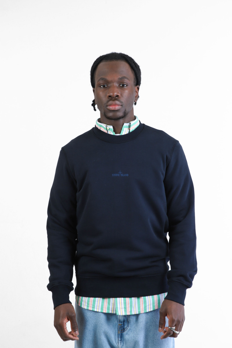 6100665 crewneck sweater v0020 Blu scuro