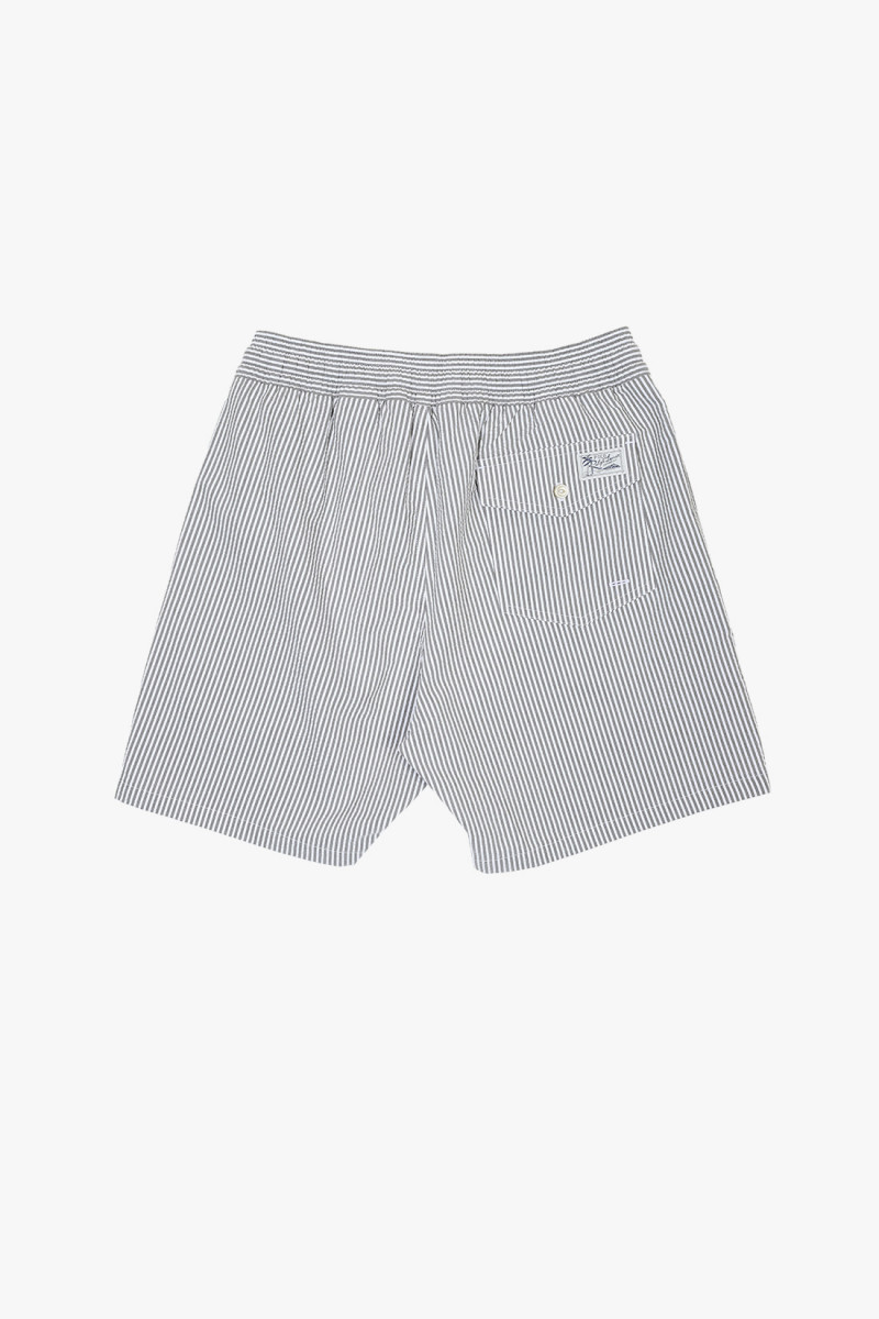 Traveler swim short seersucker Olive