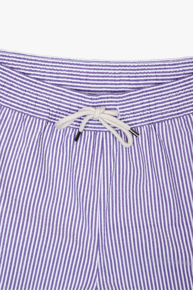 Traveler swim short seersucker Purple