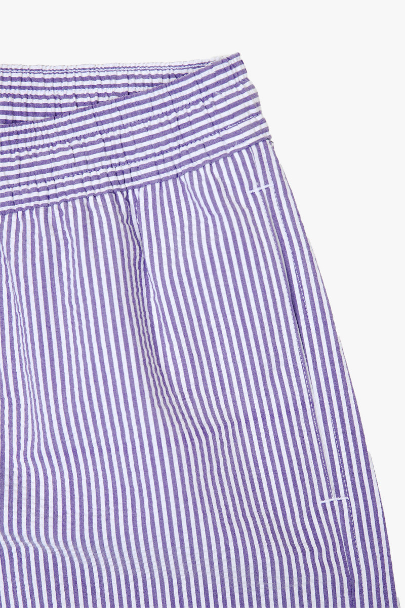 Traveler swim short seersucker Purple