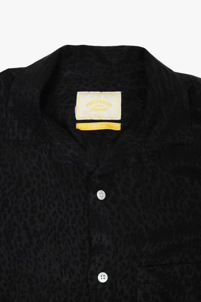 Portuguese flannel Finger print Black - GRADUATE STORE