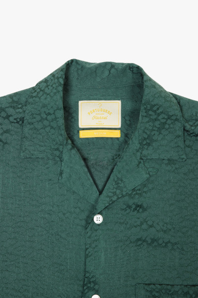 Portuguese flannel Finger print Green - GRADUATE STORE