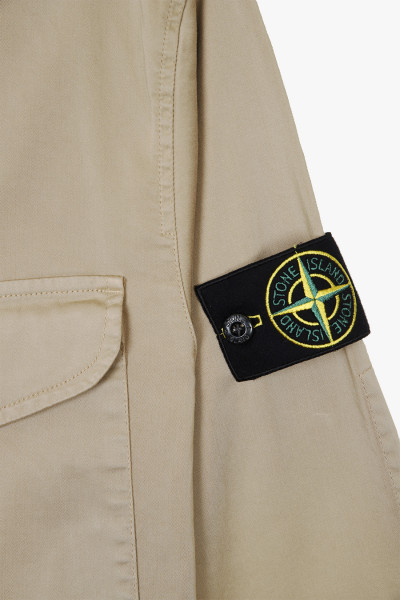 Stone island 1200128 overshirt v0094 Biscotto - GRADUATE STORE