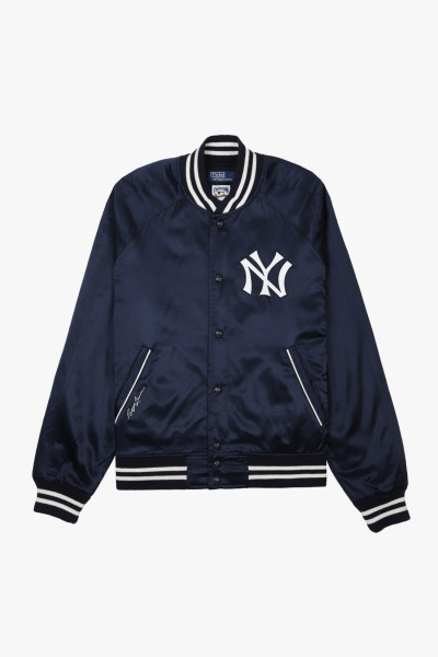 Polo ralph lauren Yankees satin jacket Aviator navy - GRADUATE ...